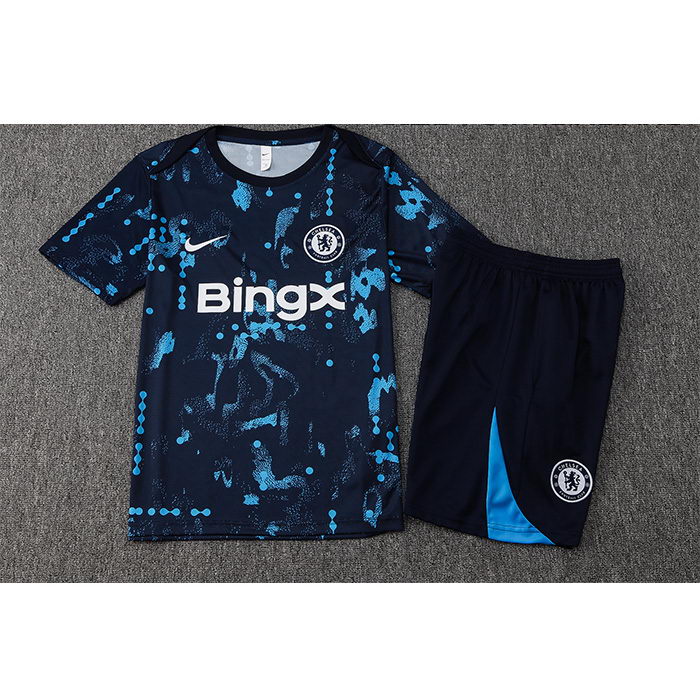 Chandal del Chelsea Manga Corta 2024-2025 Azul - Pantalon Corto